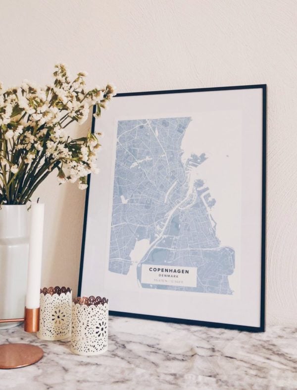 Map poster of Copenhagen, Denmark