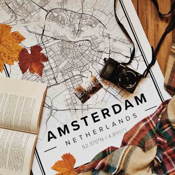 Amsterdam city Street Map