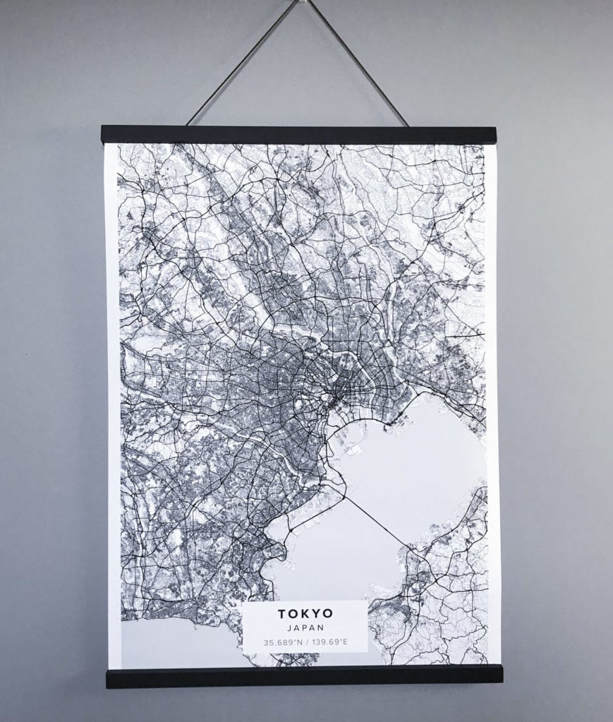 of Streetmap poster - Mapiful