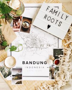 Map poster of Bandung