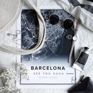 Map poster of Barcelona, Spain