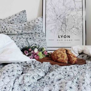 create a street map poster of Lyon, France