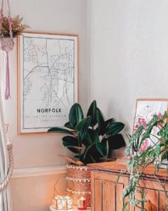 Map poster of Norfolk, United Kingdom