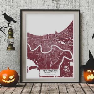New Orleans Map Mapiful