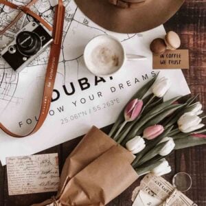 personalized map poster of Dubai
