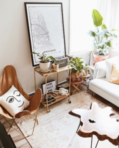 Bar cart styling