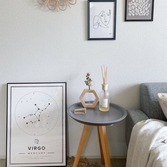 Virgo season zodiac sign poster
