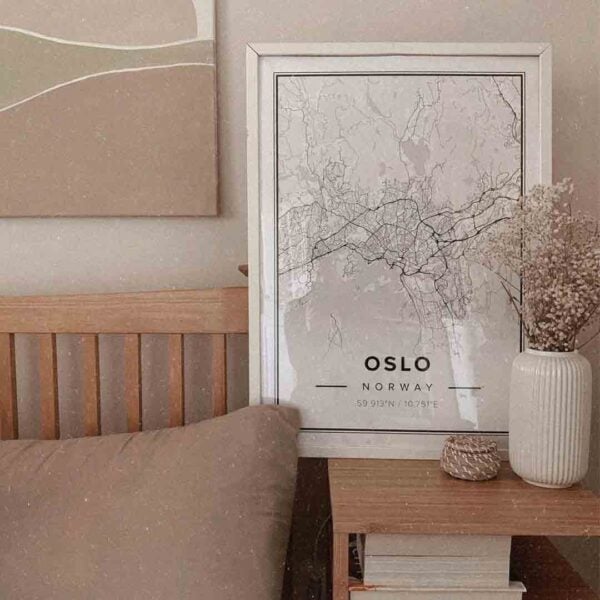 Design your own map poster of Oslo, Norway