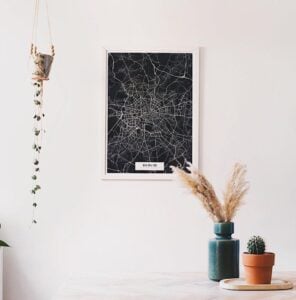 Map poster of Berlin, Germany