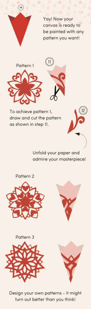 Chinese paper cutting tutorial and templates by Mapiful