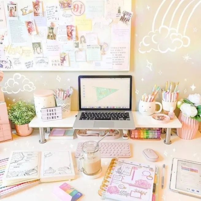 Workspace inspiration the girly geek