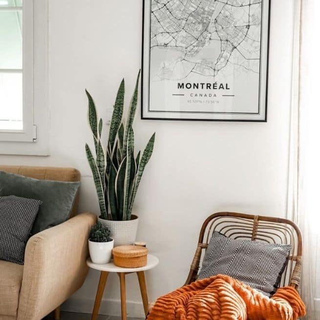 How to Style an Instagram-worthy Coffee Table street map Mapiful