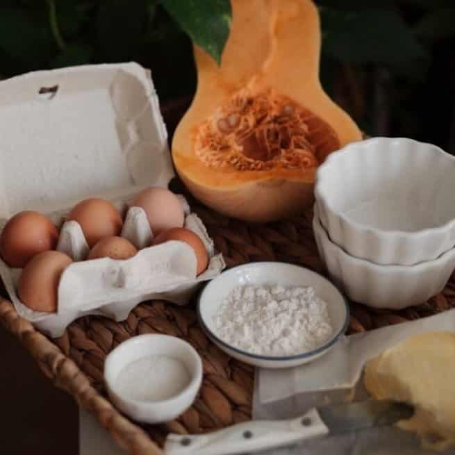 Fall Baking Ideas eggs flour 