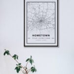 modern country map Hometown