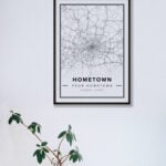modern country map Hometown