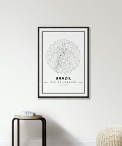 white country star map Brazil
