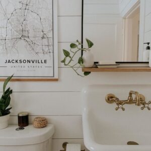 jacksonville street map poster