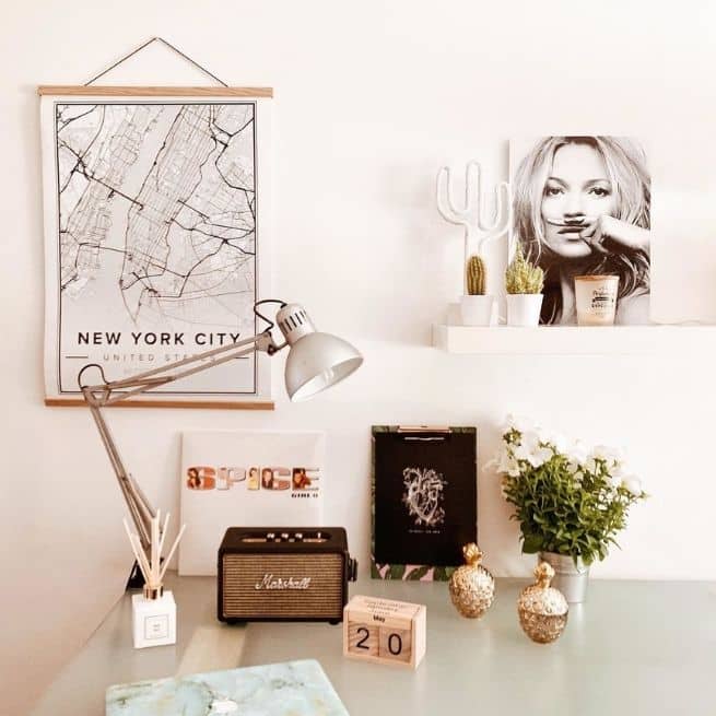 Desk Decor - Home Office Desk Decor Ideas for 2021 - Mapiful