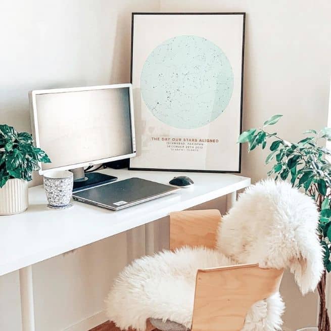 Desk Decor - Home Office Desk Decor Ideas for 2021 - Mapiful