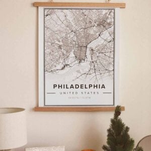 Philadelphia Map Print