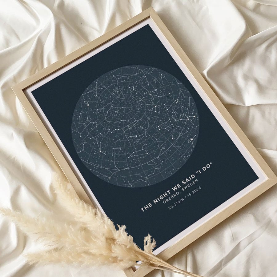 Customizable Star Map prints
