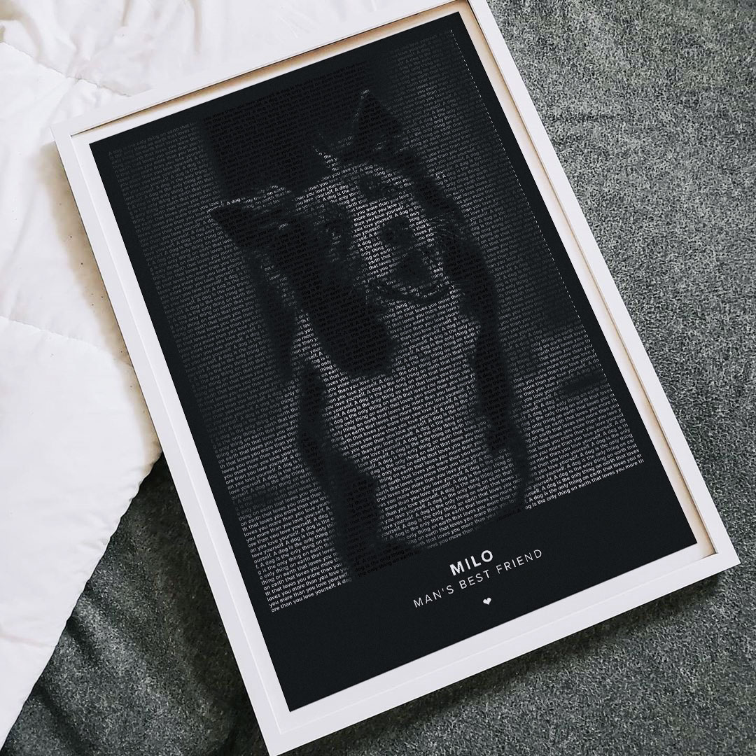 Customizable Text Art Posters