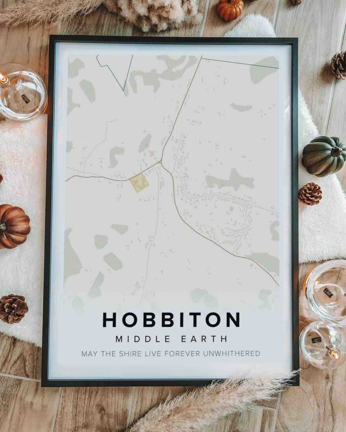 Lord Of The Rings Poster - Create Your Own Fantasy Map Print - Mapiful
