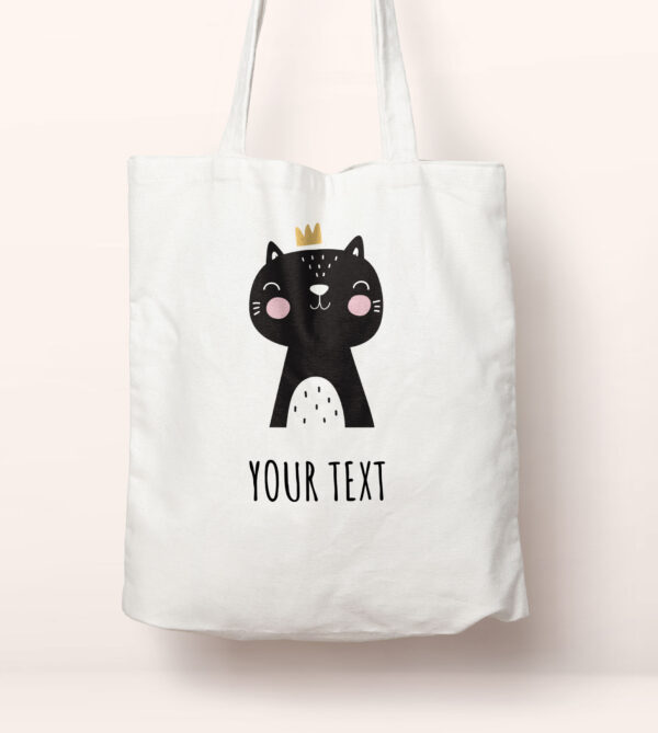 Nursery collection tote bag cat