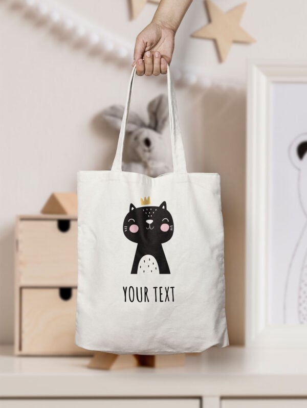 Nursery collection cat totebag