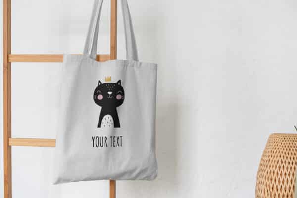 Nursery collection cat totebag