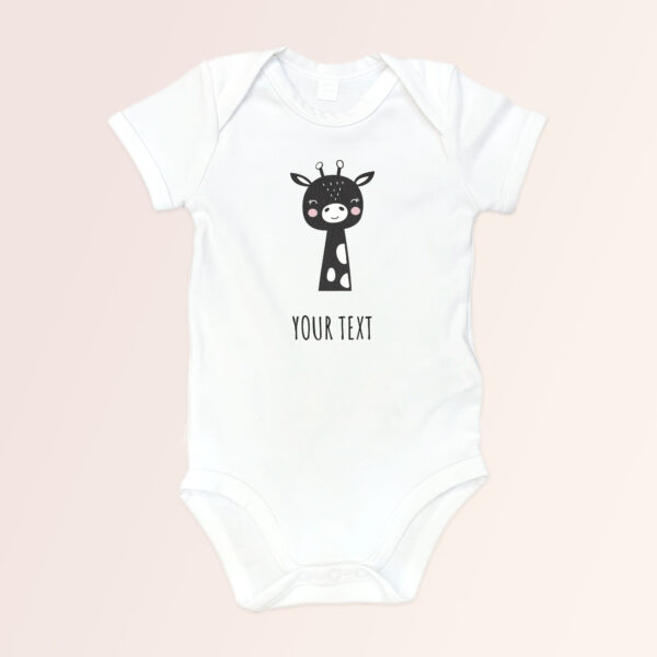 Nursery collection baby onesie giraffe