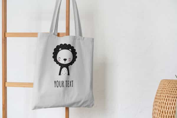 Nursery collection lion totebag