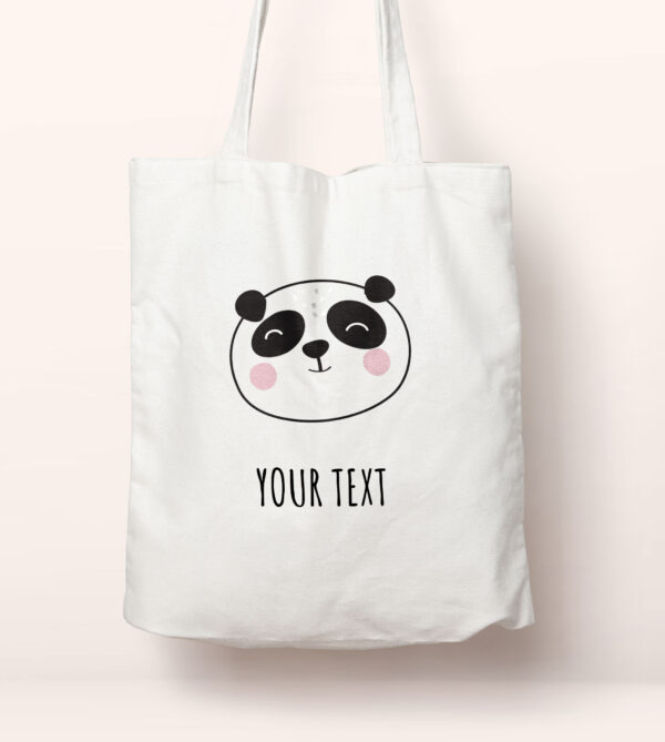 Nursery collection tote bag panda