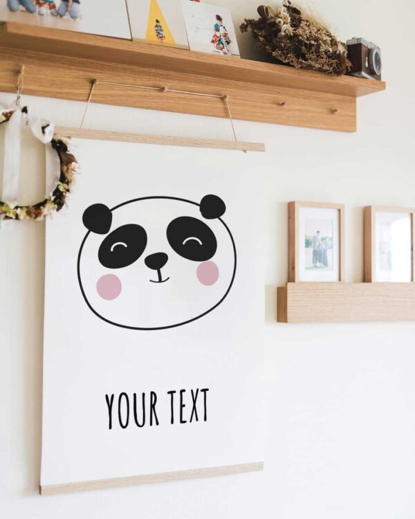 Nursery poster panda