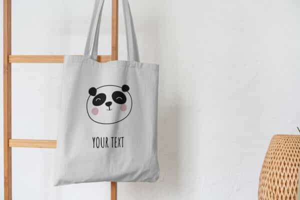 Nursery collection panda totebag