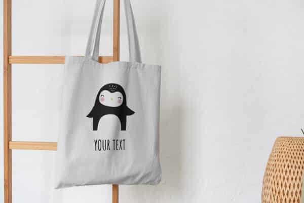 Nursery collection penguin totebag