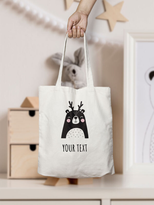 Nursery collection bear totebag