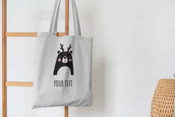 Nursery collection bear totebag