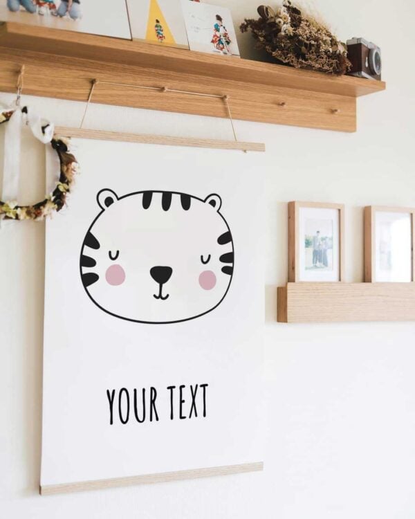 Nursery poster tiger