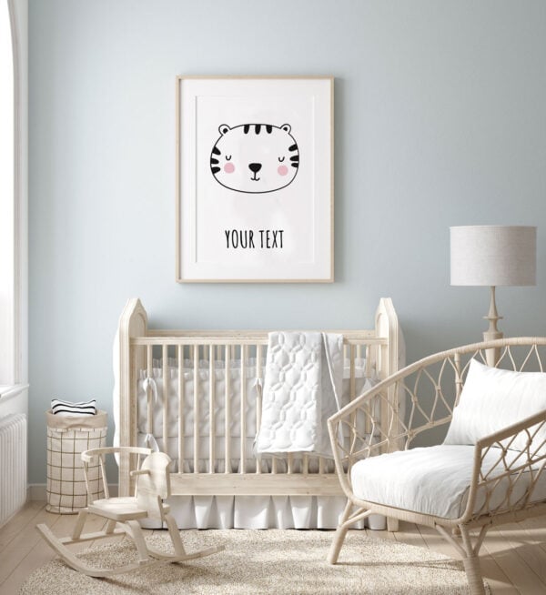 Nursery poster tiger