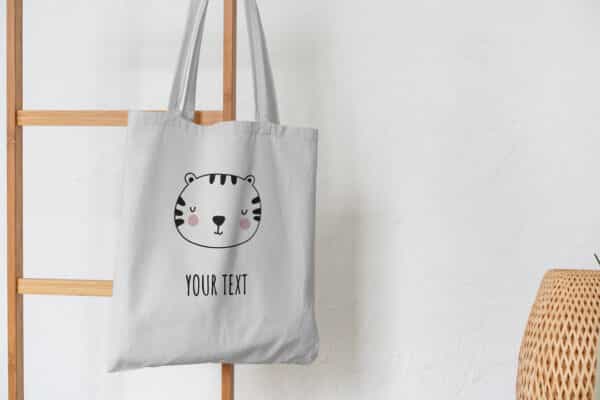 Nursery collection tiger totebag