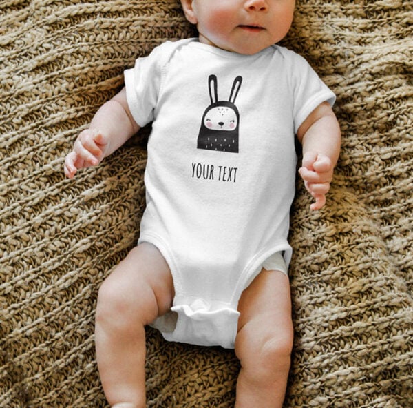 Nursery collection baby onesie rabbit