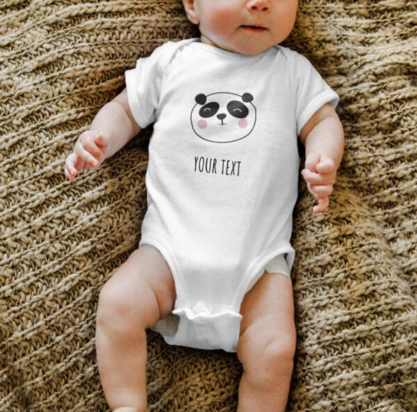 Nursery collection baby onesie panda